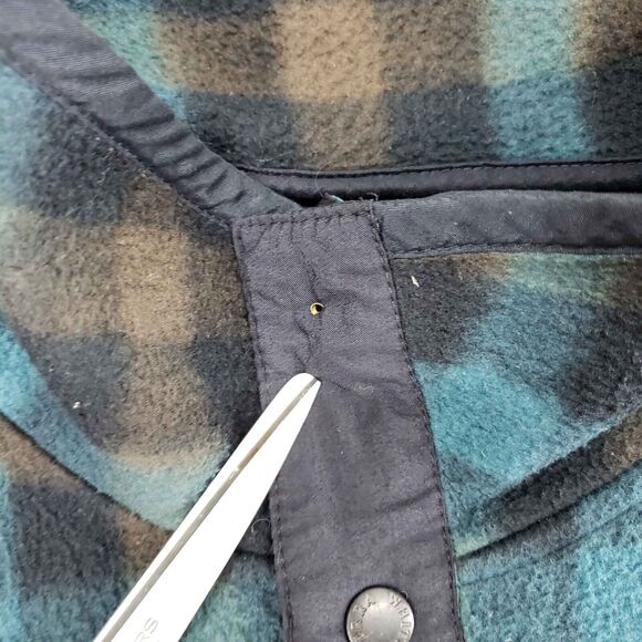 Vintage White Sierra 1/4 Snap Fleece Pullover Mens XL USA Made‎ Synchilla Style - Picture 8 of 8